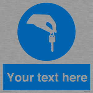 Custom Mandatory Keys Sign